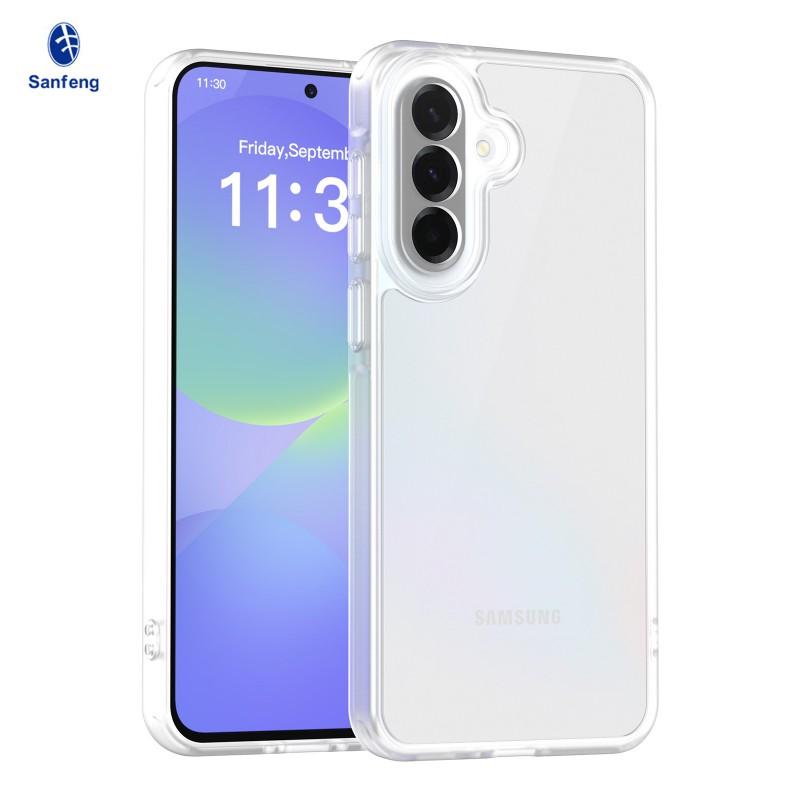 Suitable GalaxyA57 Protective Case A26 Phone A37 Skin-feeling PC+TPU Drop Resistance Fine Hole Matte Shell