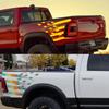 For Dodge RAM Pickup Rear Trunk Bed Side Stickers Truck Graphics American Flag Decor Cover Vinyl Decals Auto Tuning Accessories