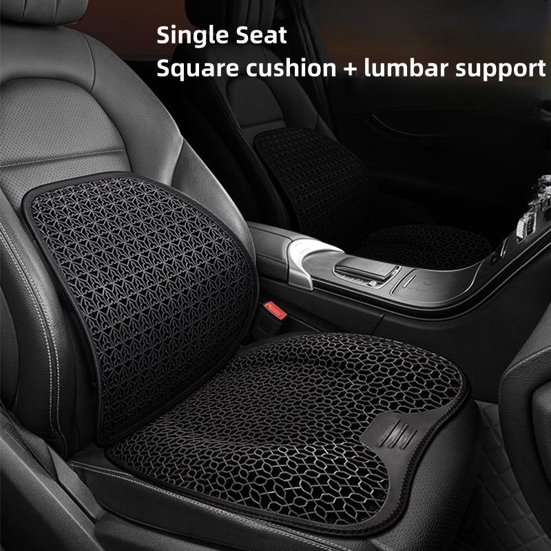 For Summer Car Seat Cushion Lumbar Back Cushion Cold Gel Seat Cushion Car Ventilation Breathable Cushion