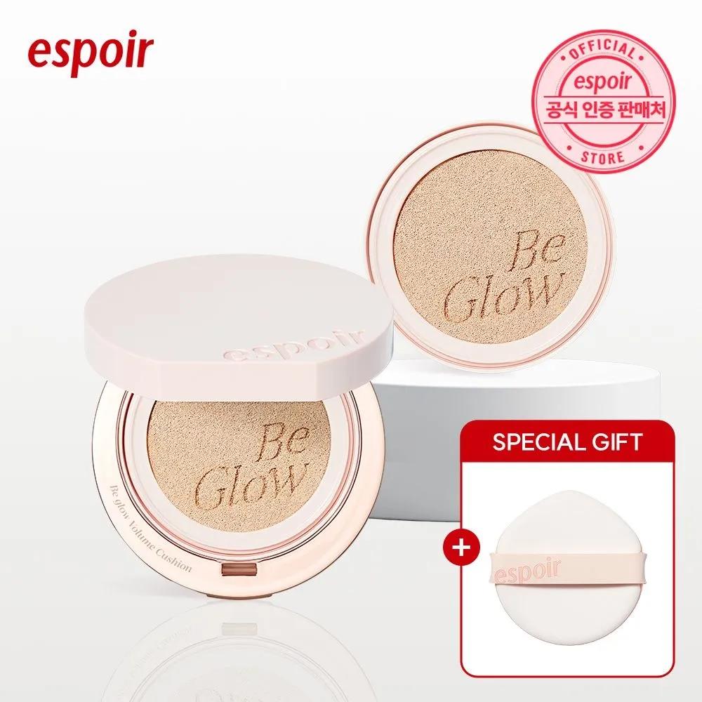 

НОВЫЙ Cushion Be Glow Volume (Основной продукт + Сменный блок + 2 спонжа) No. 21 Ivory