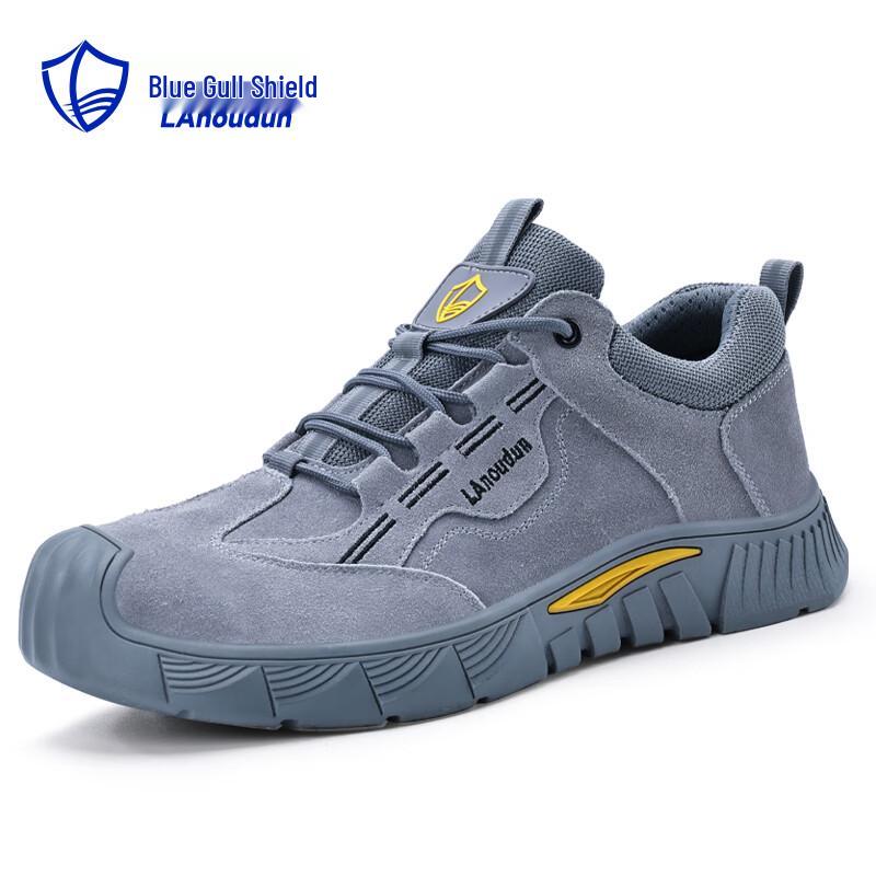 Lan Ou Dun Men s Steel Toe Puncture-Resistant Safety Work Shoes D0266N 42
