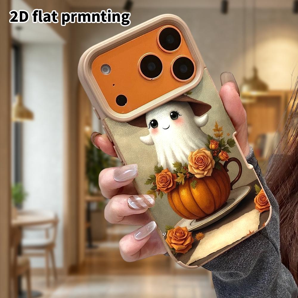 Phone Case: Lambskin 2D Flat Samsung Galaxy A34 A35 M05 M06 S20 S22 S21 FE Plus 5G Protective Case, Vintage Autumn, Christmas and Halloween Gift