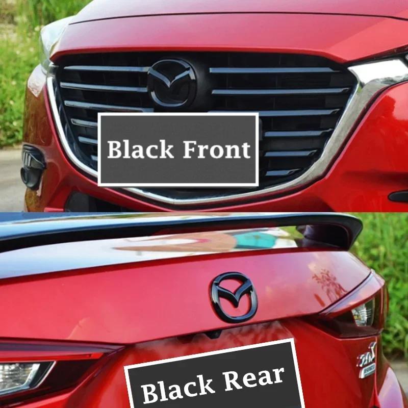 2025 Gorący 1 szt. Naklejka na przedni bagażnik ABS do Mazda Axela Atenza CX4 CX5 CX-5 Tylny emblemat na klapę Bagażnika Zamiennik Odznaka Nowy Zewnętrzny Auto De