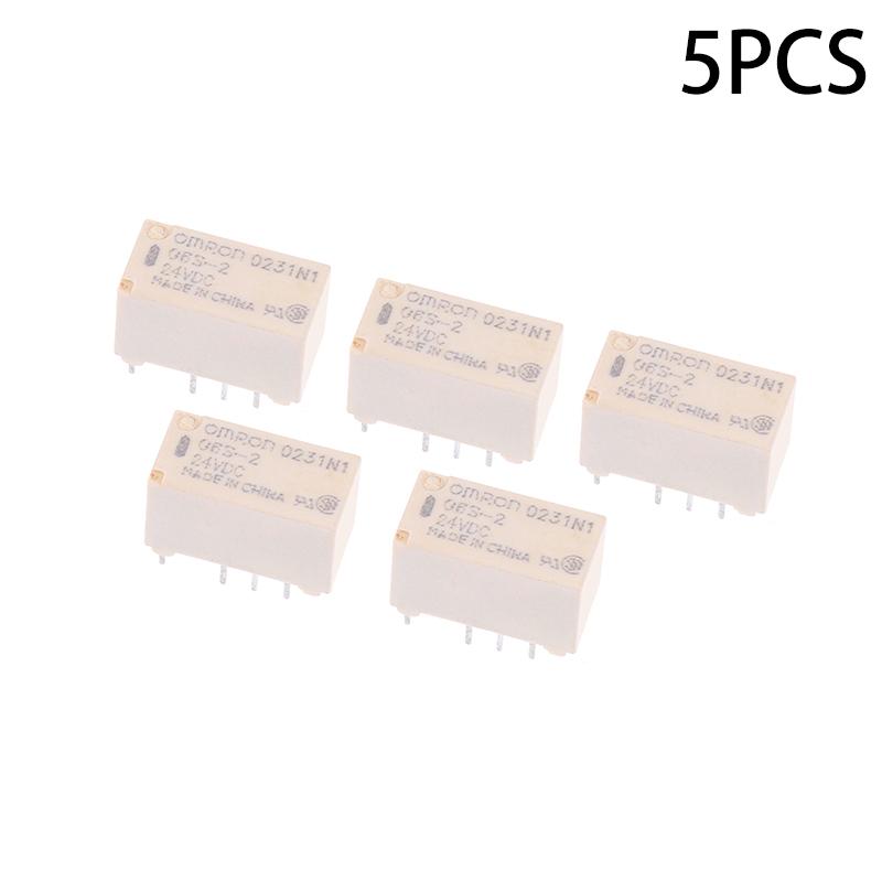 1 Pcs  G6S-2 5Vdc 12Vdc 24Vdc Signal Relay 8Pin Dc 5V 12V 24V 2A Mini Signal Switch Relays