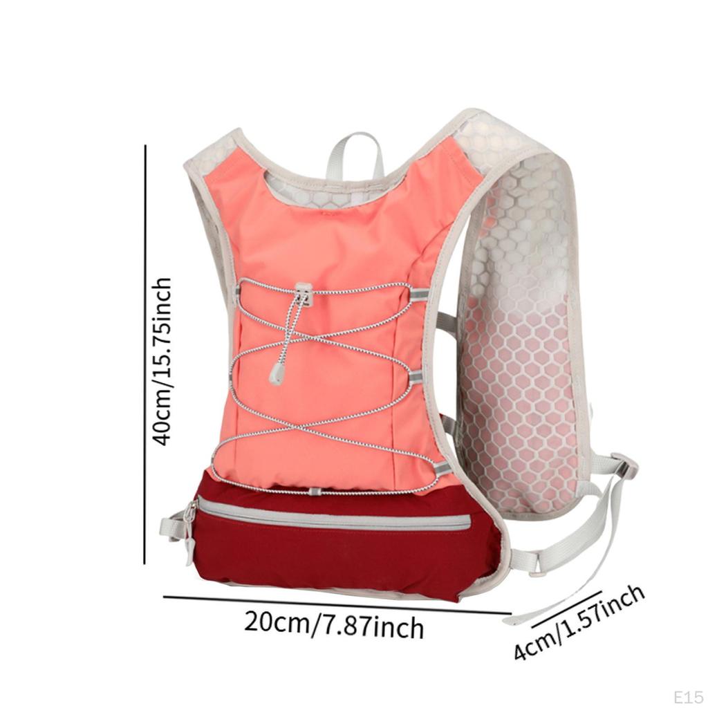 Hydratační batoh pro outdoorové sporty Muži Ženy Běžecká vesta Lehký Nosič vody Jogging