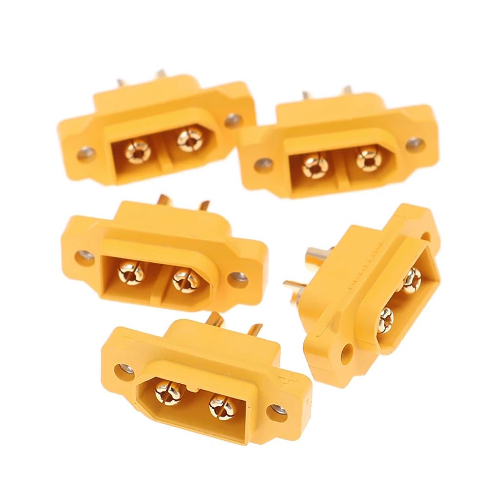 XT60E1-M Fixed XT60 Male Plug Connector for RC Model Airplane Helicopter FPV Racing Drones Vehicles DIY Accessories
