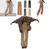 Color Solid Womens High Waist Wide Leg Slimming Casual Fashion Pants Corduroy