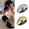 Simple Alloy Hairpins Cute Hair Barrettes Metal Eggshell Side Hair Side Clip Fashion Accessories for Women Girls