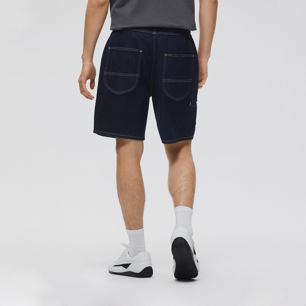 Lee Mall Style SS26 Loose Straight Leg Pocket Design Light Wash Trendy Casual Denim Shorts Men Shorts LMB261908211034898L00