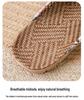 Korean Style Cute Woven Grass Slippers - Soft, Non-Slip, Silent Indoor Summer Footwear