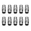 10 Pack Copper Magnetic Clasps Cord End Caps Leathers Rope End Caps for Jewelry