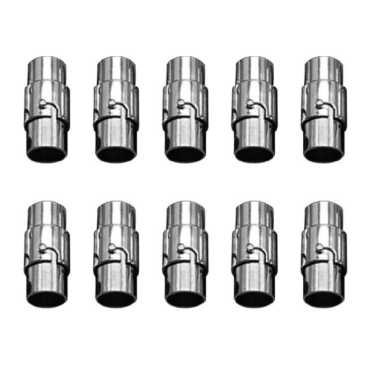 10 Pack Copper Magnetic Clasps Cord End Caps Leathers Rope End Caps for Jewelry