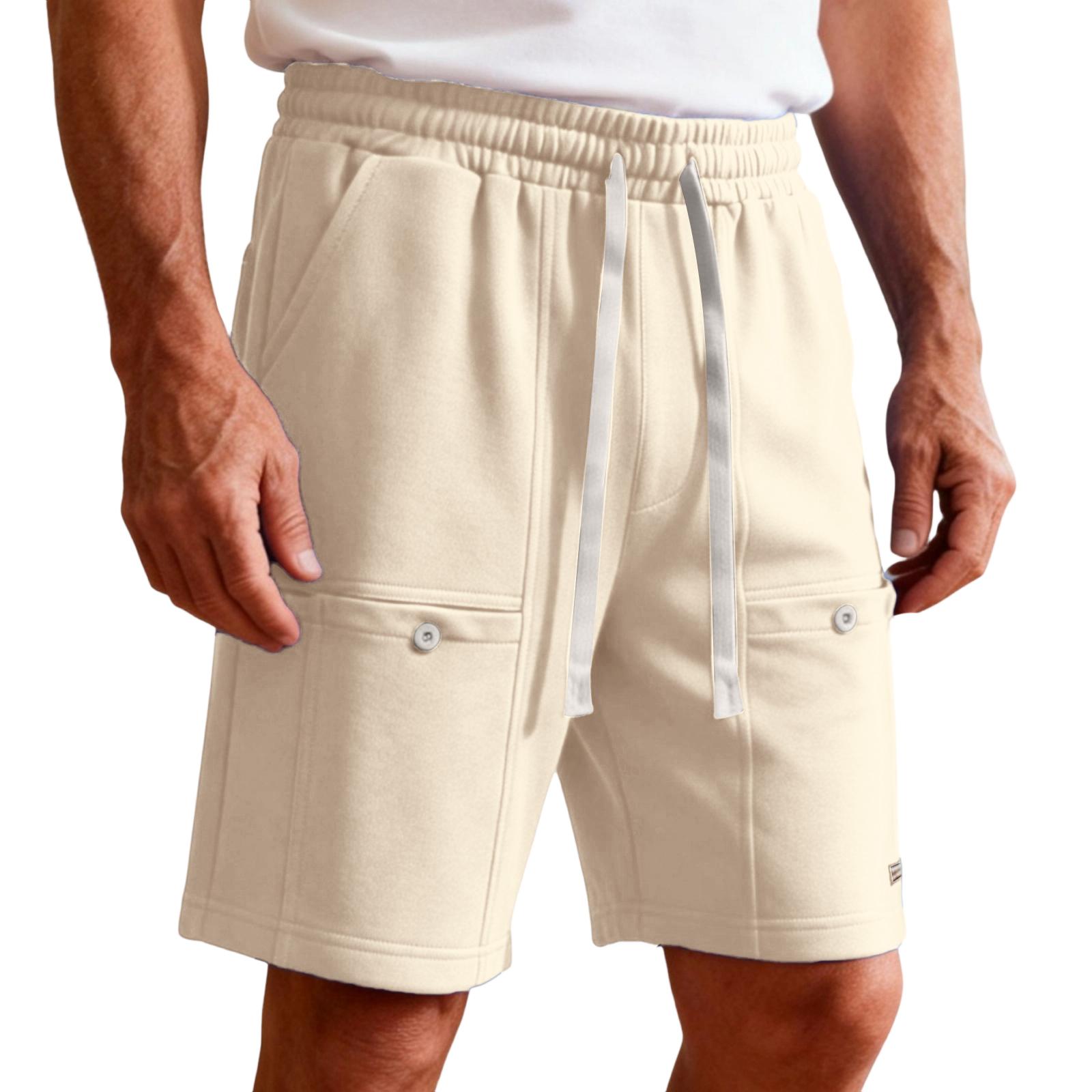 

Men s Straight Leg Comfortable Casual Cargo Shorts XXL хакі