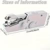 Portable Handheld Multifunctional Electric Sewing Machine Battery Powered Mini Sewing Machine for Home, Travel & DIY