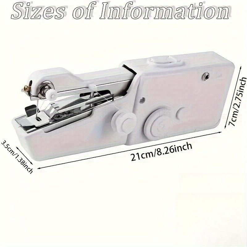 Portable Handheld Multifunctional Electric Sewing Machine Battery Powered Mini Sewing Machine for Home, Travel & DIY