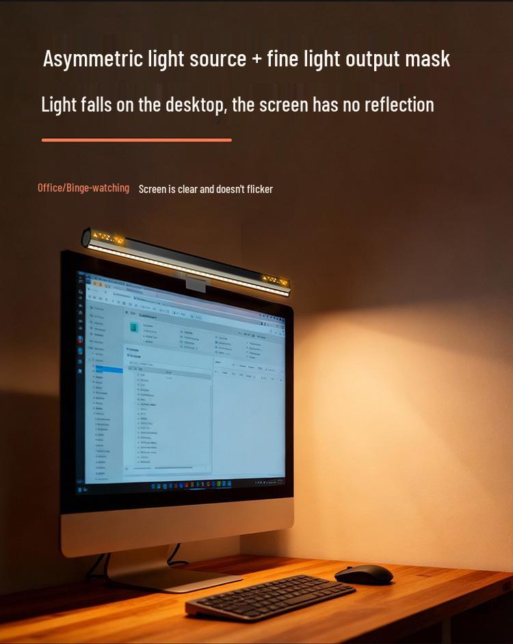 Vollspektrum LED Schreibtischlampe mit Blendschutz, Ra95 Hohe Farbwiedergabe und Augenschutz