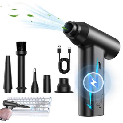 Electric Duster 110000RPM High Speed Adjustable Compact Design Portable Rechargeable Air Blower Vacuum Cleaner