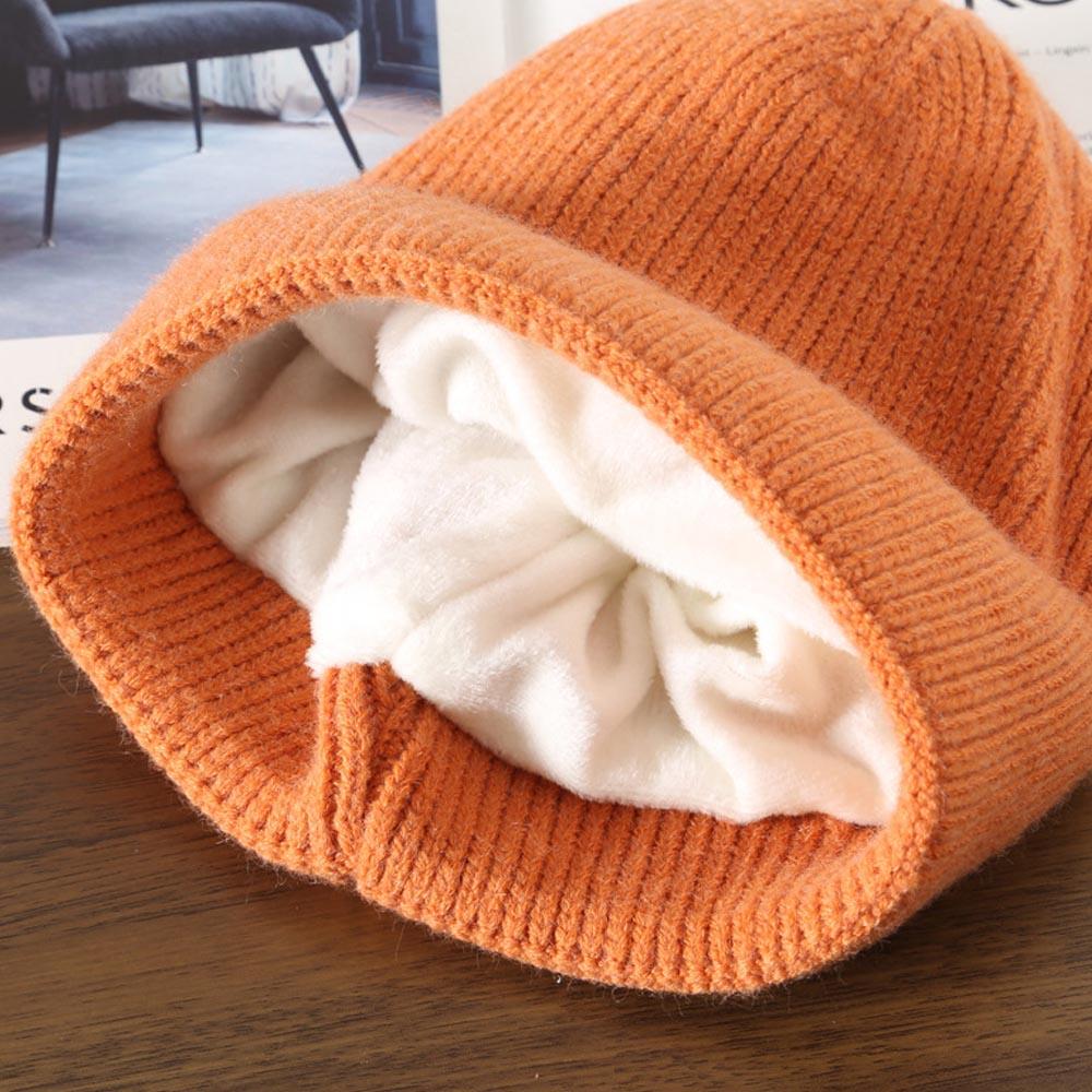 

Embroidered Name Children s Woolen Hat Christmas Baby Gift Winter Hat Personalized Baby Name New Year Hat No Need Custom оранжевый