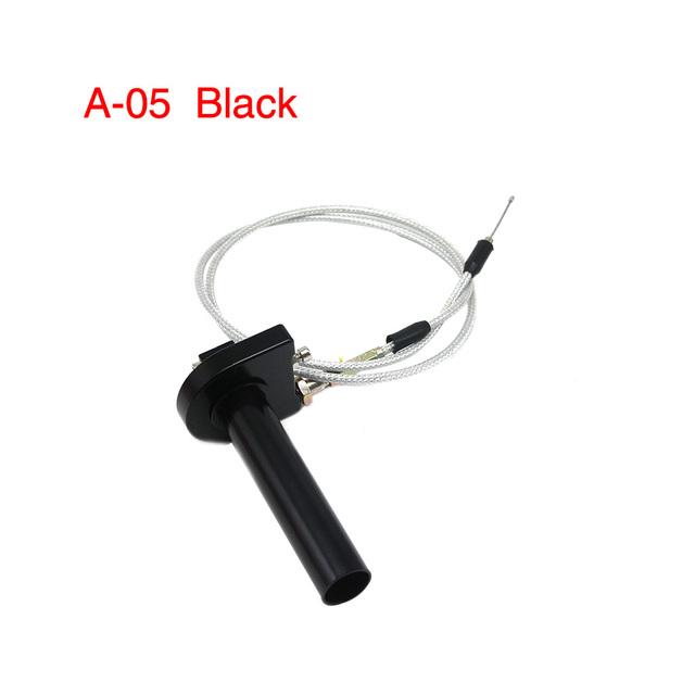 ZSDTRP 7/8" Aluminum Throttle Grip Twist Quick Action Gas Throttle Settle With Cable For Dirt Pit Bike 50cc 110cc 125cc