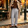 Men's Straight Leg Dress Pants Relaxed Fit Wide Leg Casual Trousers