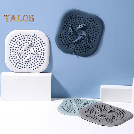 Raccogli-capelli in silicone per scarico doccia, resistente, protezione per scarico per bagno, cucina, lavanderia, facile da pulire, design antiscivolo, accessorio per doccia.