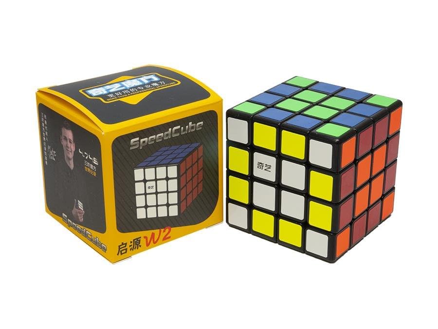 Kancharo Kiji Cube [Includes Pouch for Convenient Storage] (Black, 4x4)