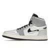 Air Jordan 1 High Zoom Comfort 2 Chrome Swoosh Women Sneakers Grey White Metallic-Silver FJ4652-100
