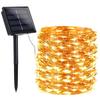 100 LED Lumini Solare de Zână Impermeabile cu Fir de Cupru Guirlandă pentru Petrecerea de Crăciun Lampă cu Energie Solară pentru Grădină Exterioară Nuntă