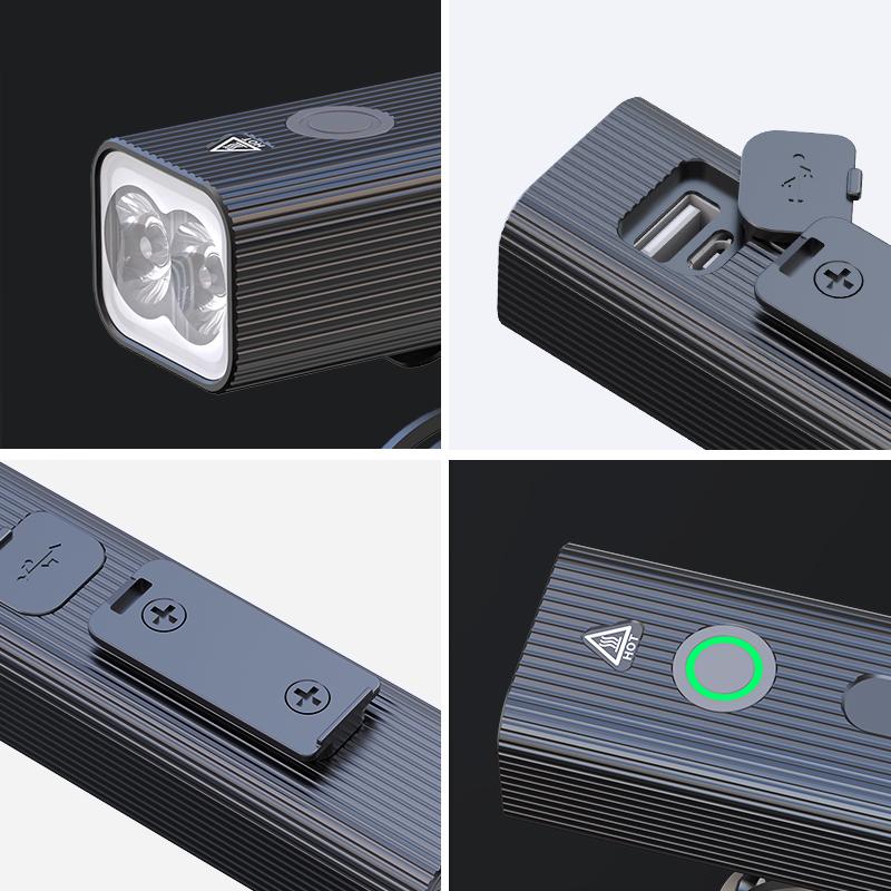 P12 Bicycle Headlights, Charging High Light Flashlights, Cycling Equipment, Bicycle Night Riding Accessories, Mountain Lights