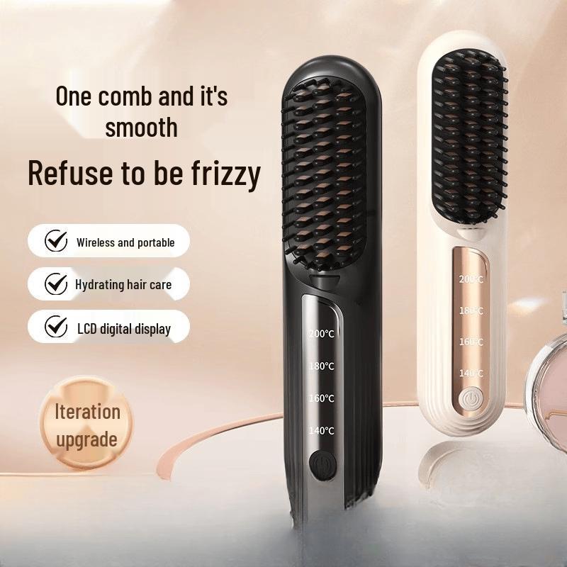 LISM Rechargeable Ionic Hair Straightening Comb