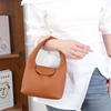 Neue erste Schicht Rindsleder Hobo tragbare Lunchbox-Tasche, Premium-Leder Umhängetasche Damen-Tasche LP Knödeltasche