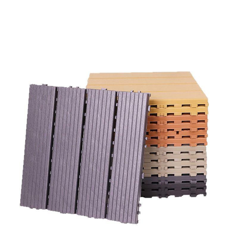 Pardoseală din lemn plastic ecologică și anticorozivă pentru exterior și băi