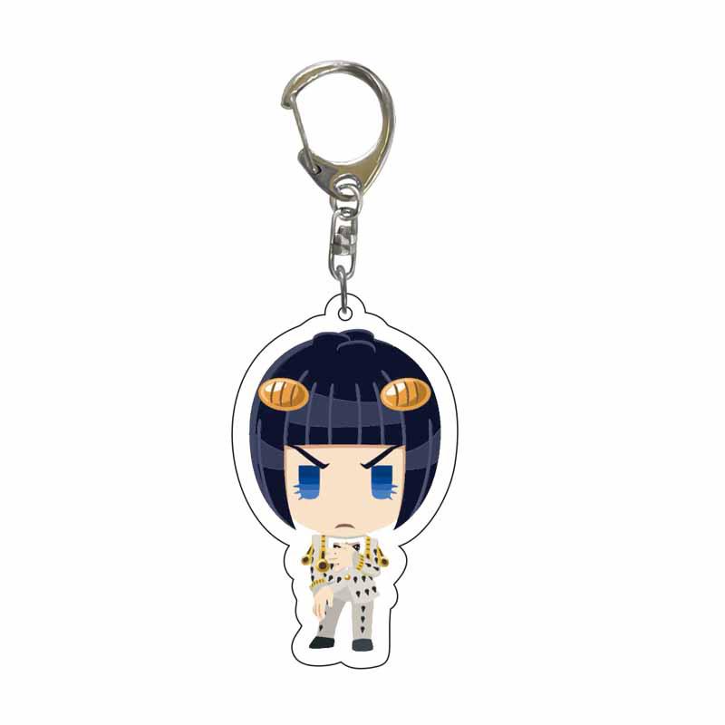 JOJO's Bizarre Adventure Acrylic Double-Sided Transparent Keychain Set of 5 Pendants
