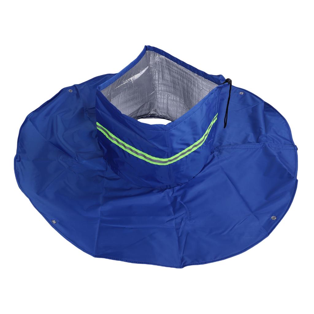 Palm Tree Root Freeze Protector with Ground Nails Reflective Strip Winter Plant Root Cover for Outdoor Cold Weather