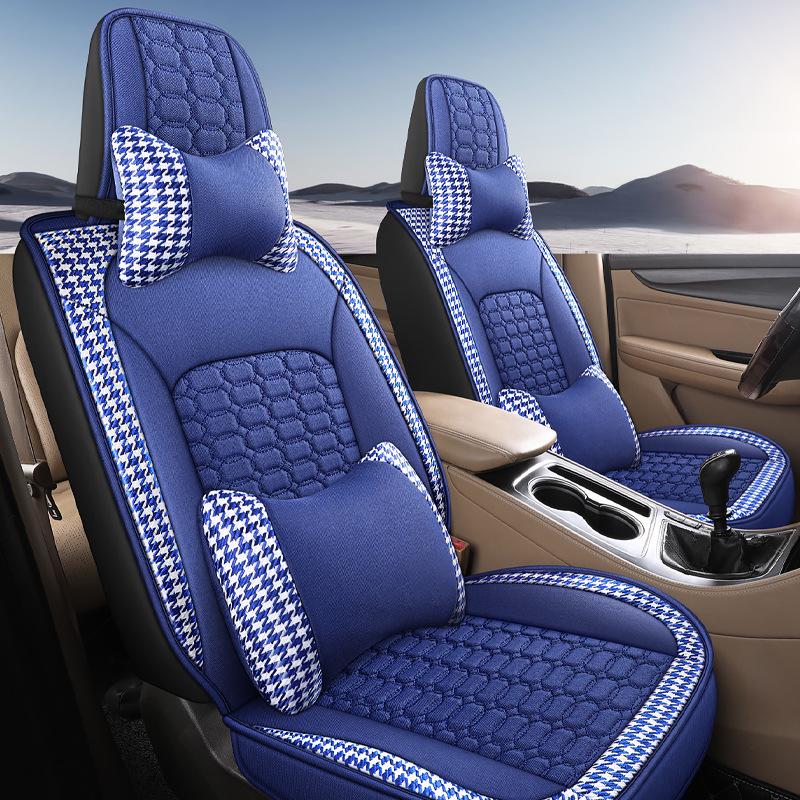 2016 Baojun 730 Universal Linen Seat Cover, Full Coverage for Seven-Seater, All-Season.
