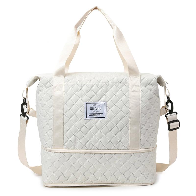 Travel Bag Dry and Wet Separation Fitness Bag Large Capacity Expandable Boarding Bag Sports Shoulder Messenger Delivery Bag