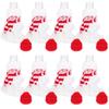 1 Set 1 Set Of Gingerbread Man Juice Bottles 300Ml Christmas Beverage Containers Spill-Proof Portable Empty Wrapping Bottles For
