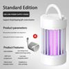 USB Rechargeable Electric Mosquito Killer Lamp, Portable Wall-mounted Bug Zapper for Home Dorm Outdoor