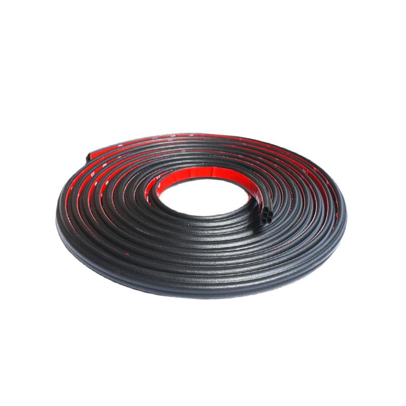 Car Door Seals Double-Layer Auto Weatherstrips Soundproof Waterproof Rubber Car Sealing Strip Universal For Car Door Trunk Hood