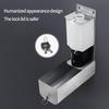 Dispenser sapone in acciaio inox da 1000 ml, sensore automatico, dispenser sapone liquido per montaggio a parete, spray disinfettante per mani | Dispenser sapone liquido