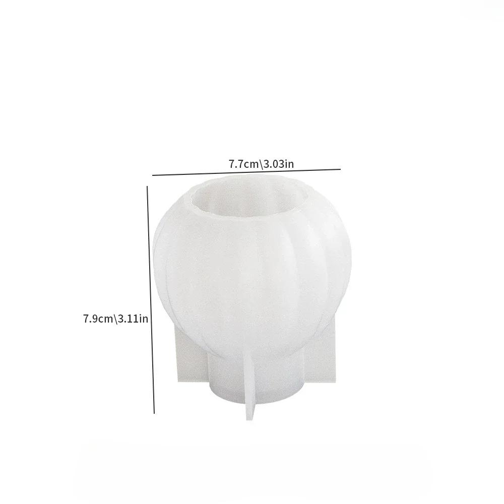 

Гипсовая ваза-подсвечник своими руками, гладкая круглая трубка, цветочное кашпо, основание свечи, силиконовая форма Circular stripes