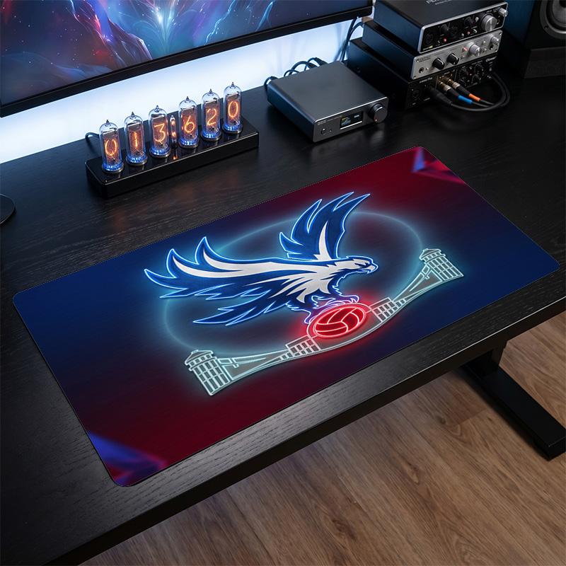 Tappetino Mouse Grande Stampa Calcio Crystal Palace, Tappetino Esteso Antiscivolo per Scrivania da Gioco per Ufficio Casa