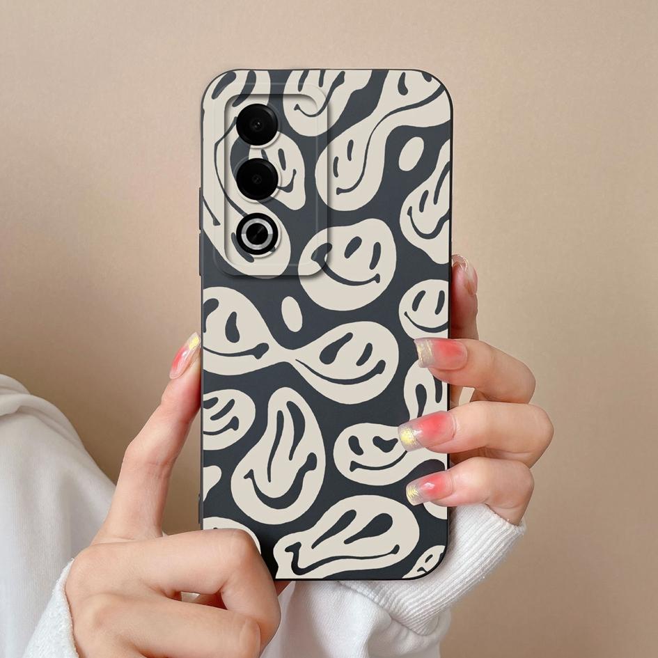 Hülle Für OPPO Realme 12 13 P1 A3 Pro Plus C63 K12X Modeetiketten Kameraschutz Weiches Flüssigsilikon Einfaches Muster Stoßfest Für OPPO Hülle Capa