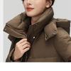 SNOWFLYING Short Collarless Down Jacket