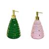 Xmas Tree Hand Soap Liquid Dispenser Lotion Dispenser Christmas Decor Container for Laundry Room Bathroom Vanity Washroom