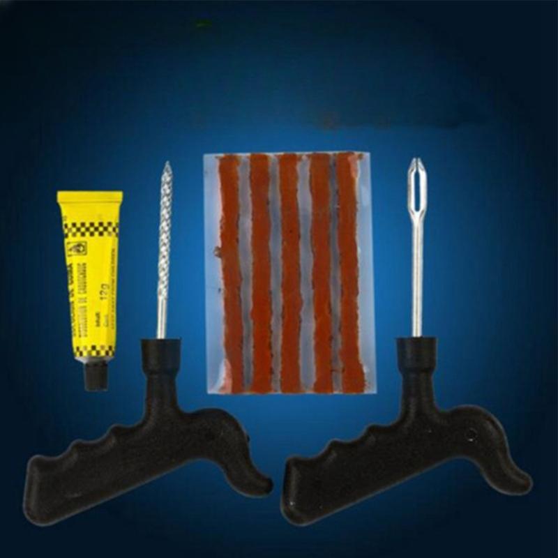 Car Tire Quick Repair Kit Auto Motorcycle Bicycle Vacuum Tire Puncture Plug Emergency Glue Practical