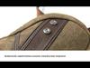 Men's Retro Canvas Waist and Leg Messenger Bag with Shoulder Strap