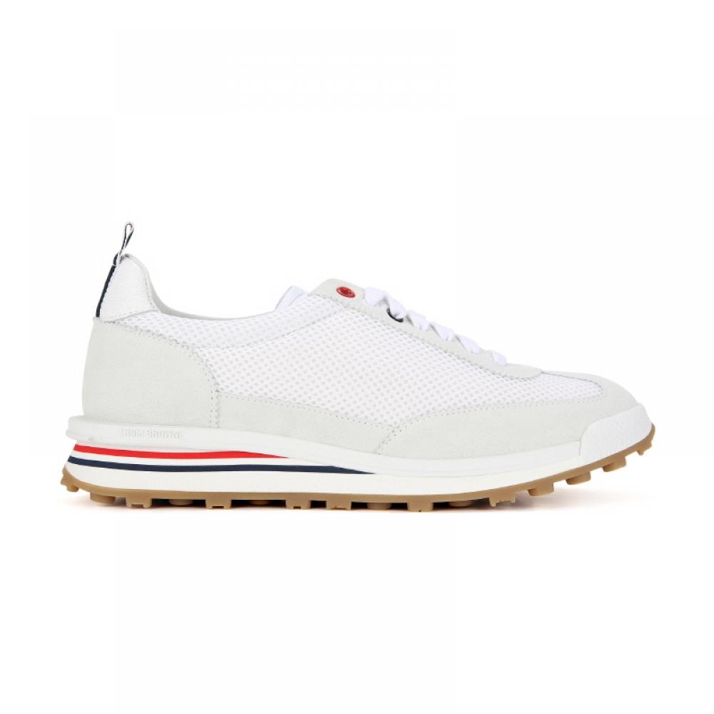 Tom Brown Mfd180a 03050 100 Stripe Lace Up Sneakers