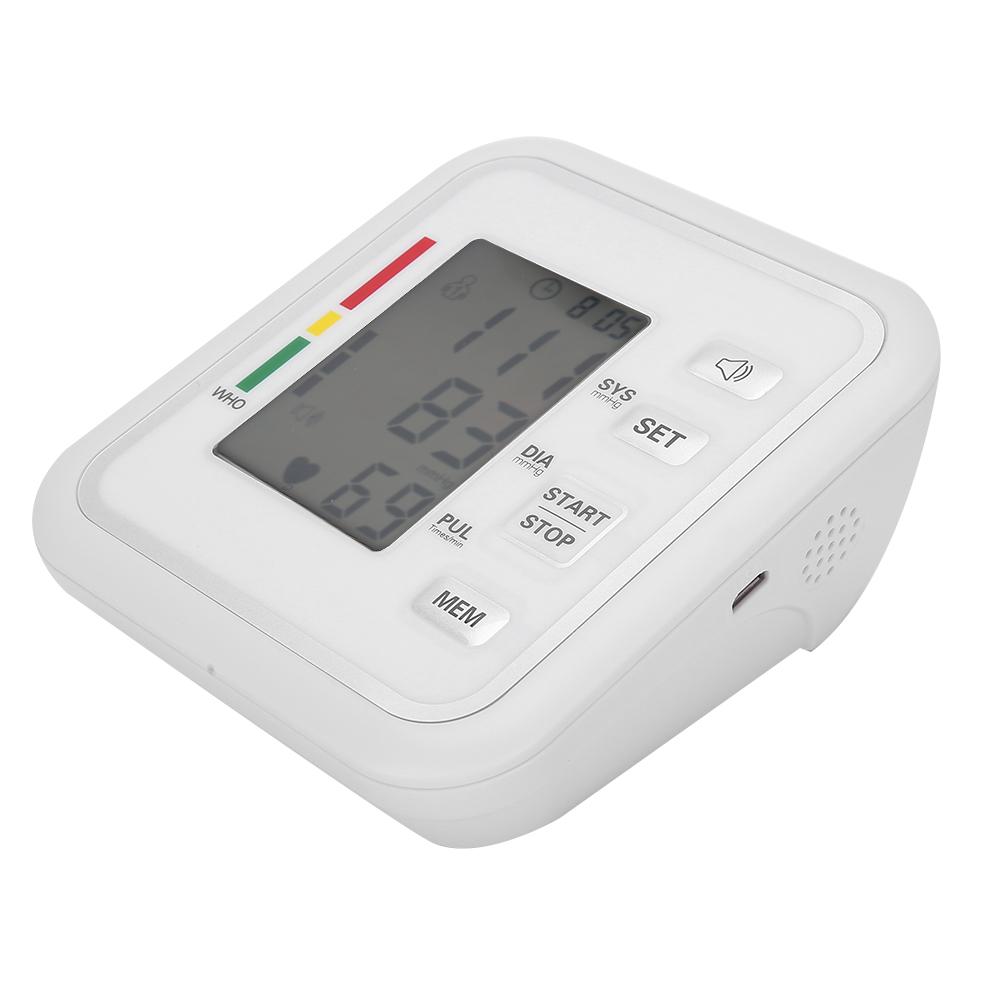 Arm Blood Pressure Monitor LCD Digital Display Voice Broadcast Blood Pressure Gauge Armband 22-32cm
