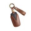 Retro Leather Key Cover for Changan CS75/Yidong – Men's Simple Cowhide Protection
